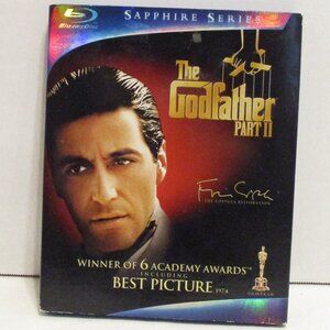 The Godfather 2 Sapphire Series Small Black White Blue Graphic Bluray DVD Movie
